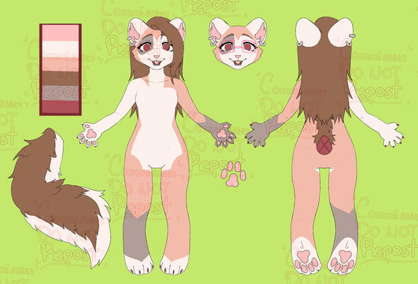 Commission for Nina Simple reference sheet